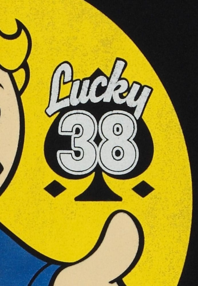 Fallout T-Shirt Lucky 38 Dice Größe L - Versand: 7 Tage nach Bestellung
