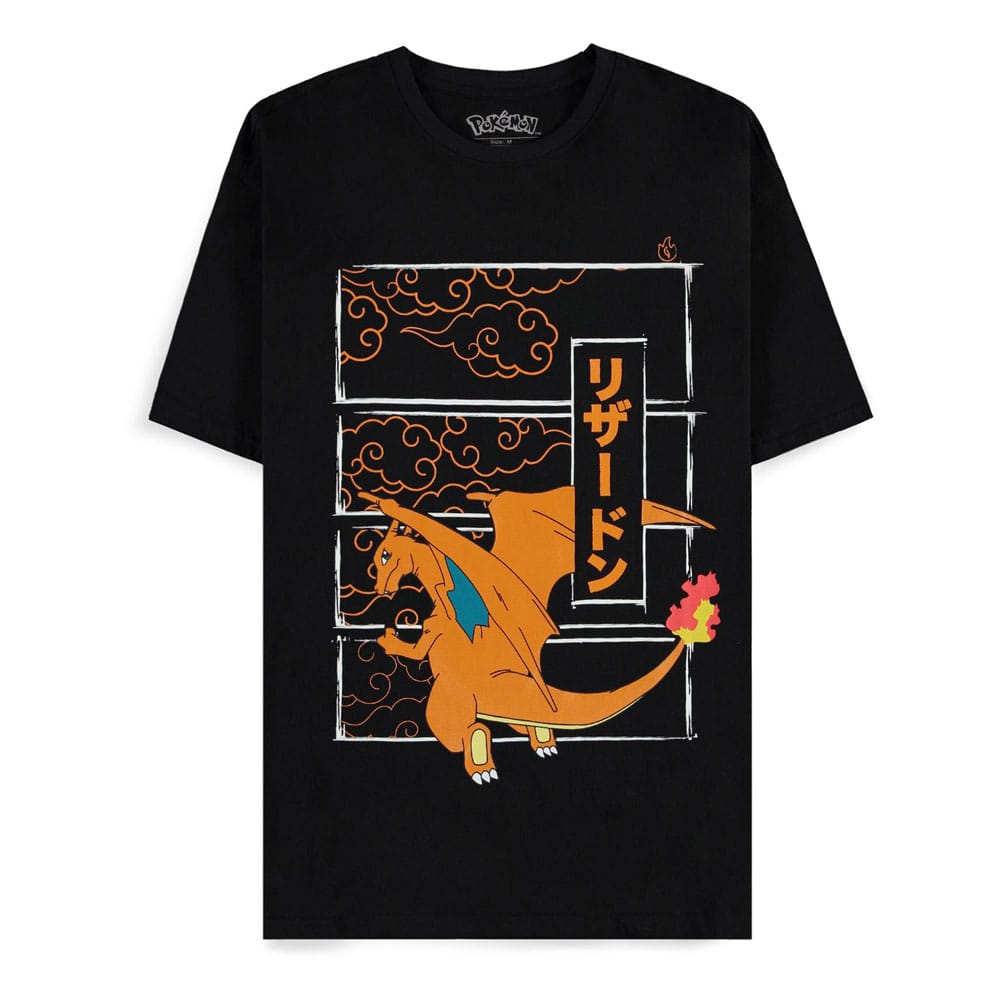 Pokémon T-Shirt Glurak Größe M - Preorder - ETA: 08.08.2025