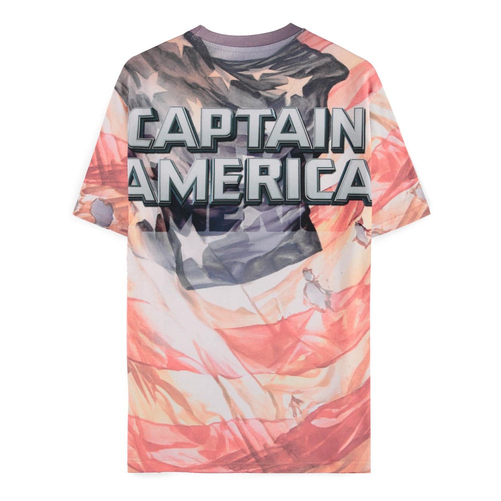 Captain America Brave New World T-Shirt Digital American Größe S - Versand: 5-7 Tage nach Bestellung