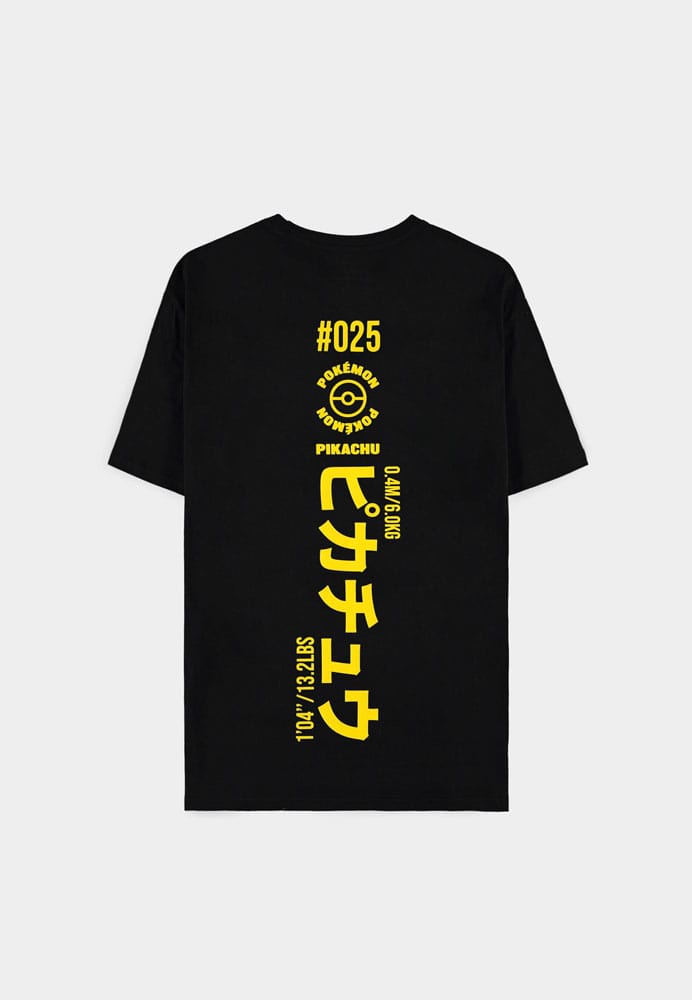 Pokemon T-Shirt Pikachu Outline Größe L - Versand: 5-7 Tage nach Bestellung
