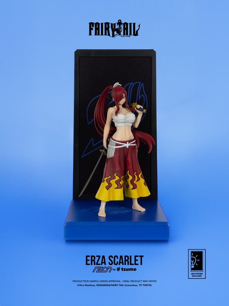 Fairy Tail Neon Figur 1/9 Erza Scarlet 25 cm - Versand: 7 Tage nach Bestellung