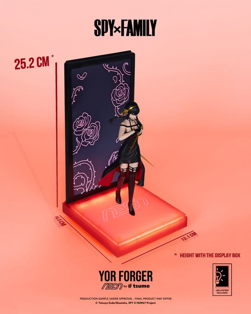 Spy x Family Neon Figur 1/9 Yor Forger 20 cm - Preorder - ETA: 25.12.2026