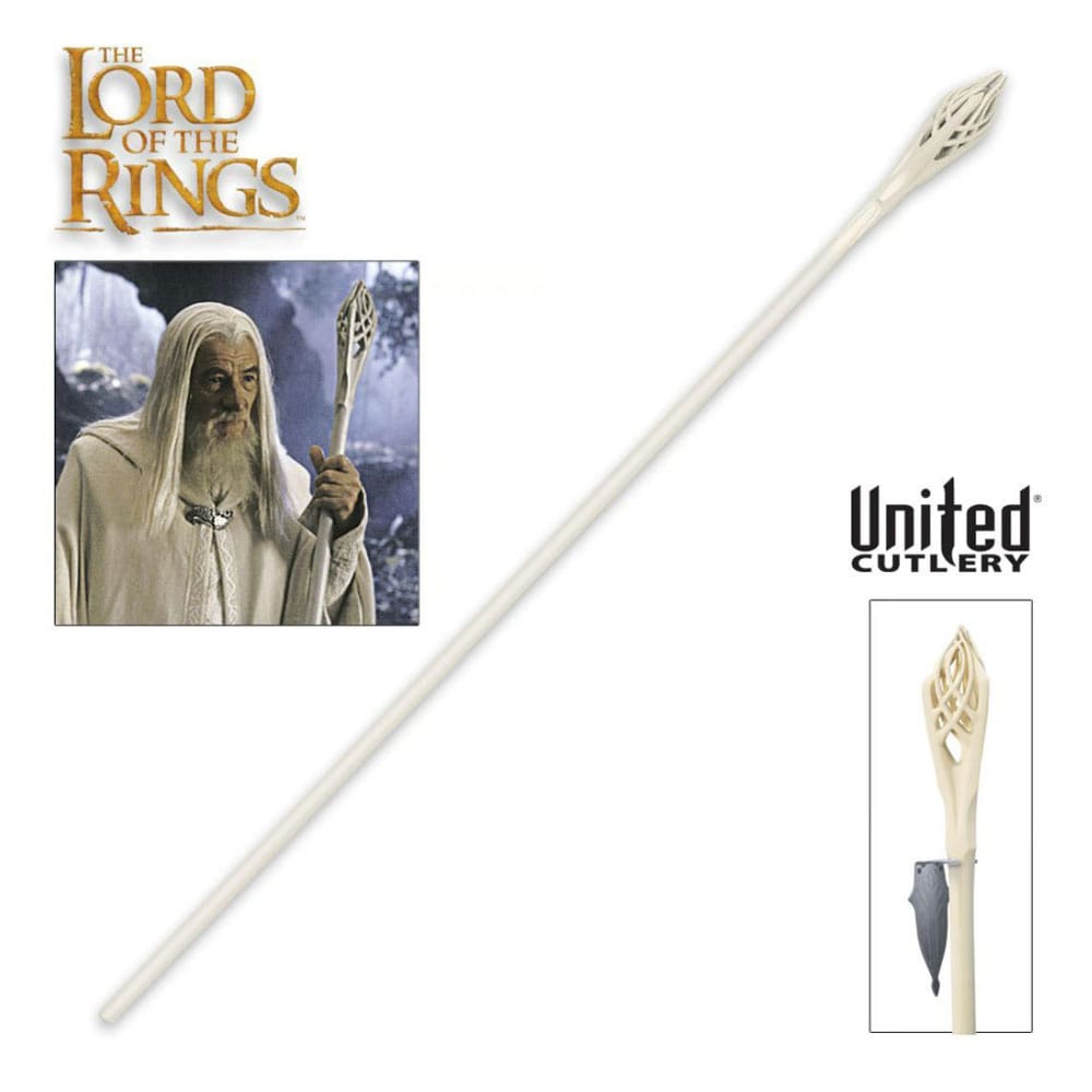 Herr der Ringe Replik 1/1 Stab von Gandalf dem Weißen 185 cm - Preorder - ETA: 09.09.2025