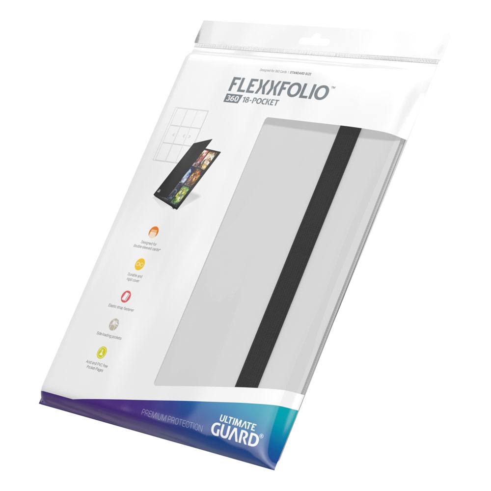 Ultimate Guard Flexxfolio 360 - 18-Pocket Weiß - Versand: 5-7 Tage nach Bestellung
