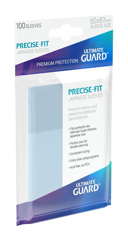 Ultimate Guard Precise-Fit Sleeves Japanische Größe Transparent (100) - Versand: 5-7 Tage nach Bestellung