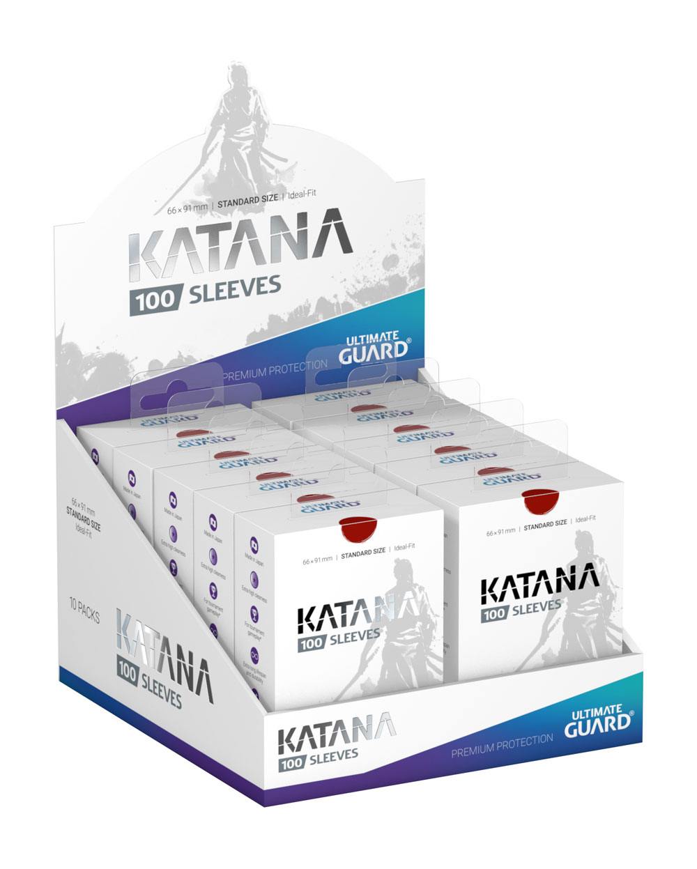 Ultimate Guard Katana Sleeves Standard Size (100) - Red - Preorder - ETA: 08.07.2026