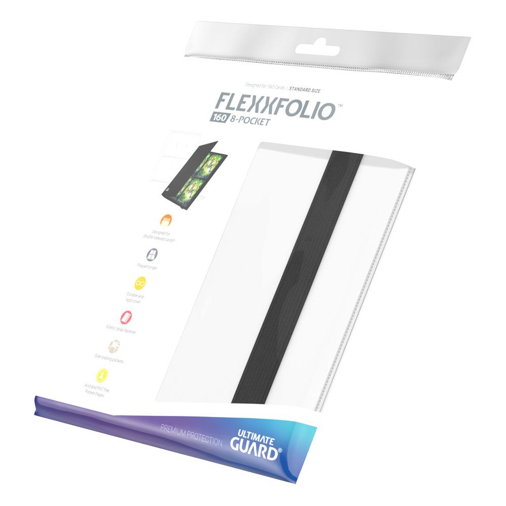 Ultimate Guard Flexxfolio 160 - 8-Pocket Weiß - Preorder - ETA: 05.10.2025