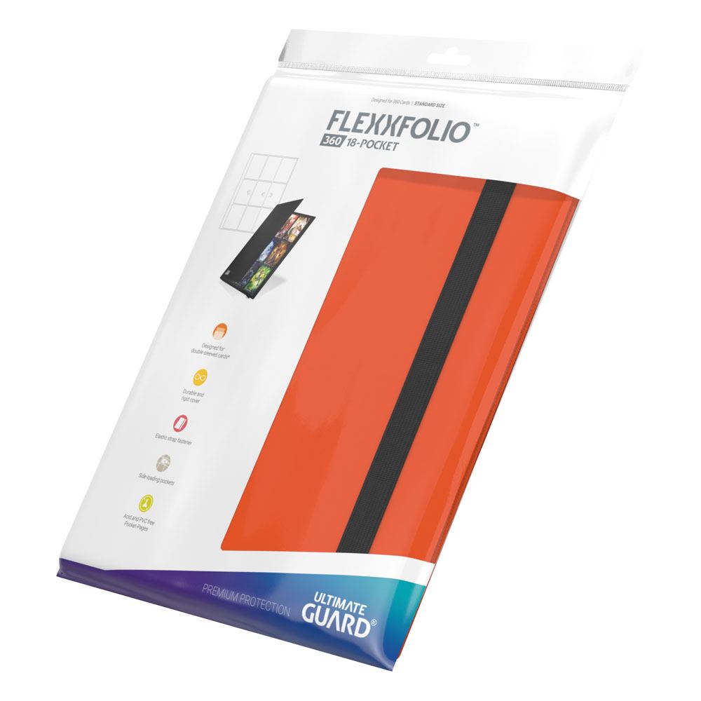 Ultimate Guard Flexxfolio 360 - 18-Pocket Orange - Versand: 5-7 Tage nach Bestellung