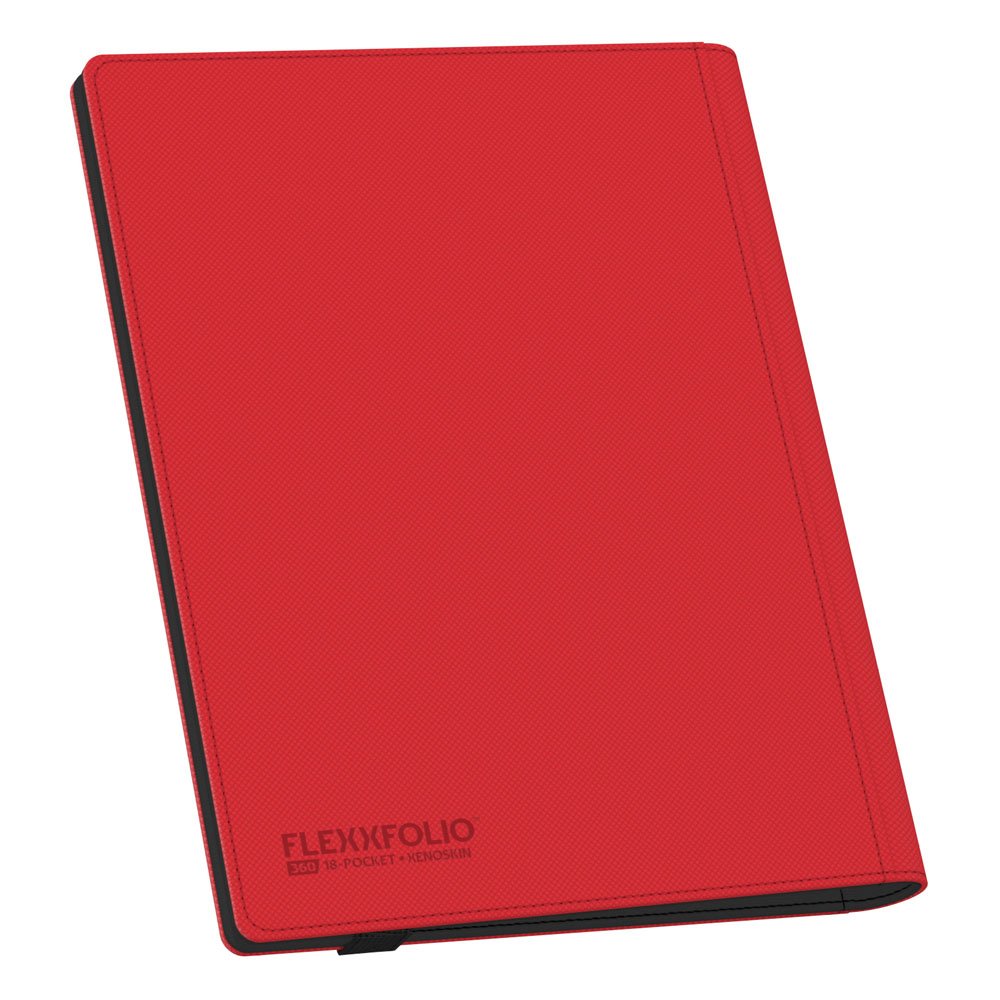 Ultimate Guard Flexxfolio 360 - 18-Pocket XenoSkin Rot - Versand: 5-7 Tage nach Bestellung