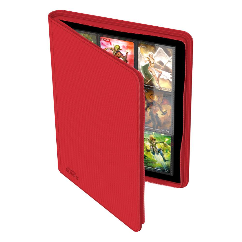 Ultimate Guard Zipfolio 360 - 18-Pocket XenoSkin Rot - Versand: 5-7 Tage nach Bestellung