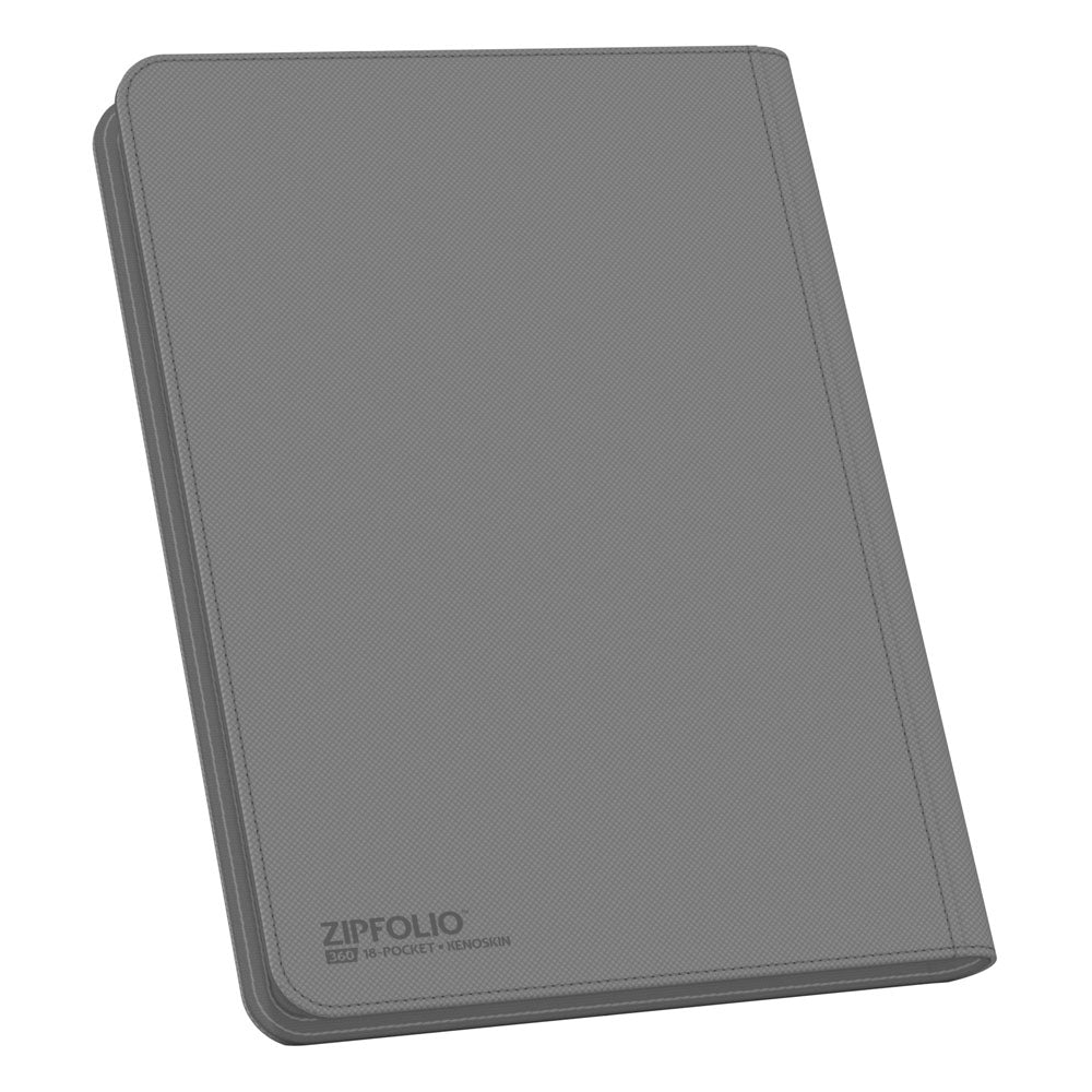 Ultimate Guard Zipfolio 360 - 18-Pocket XenoSkin Grau - Versand: 5-7 Tage nach Bestellung