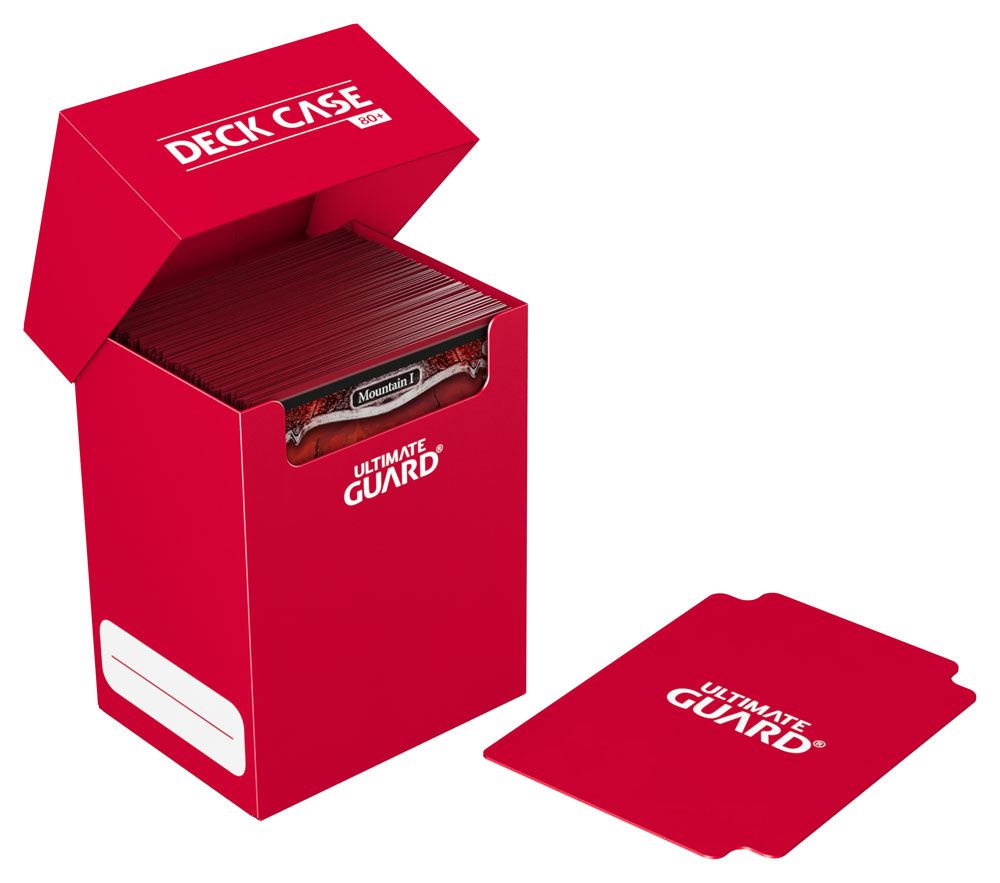 Ultimate Guard Deck Case 80+ Standardgröße Rot - Versand: 5-7 Tage nach Bestellung