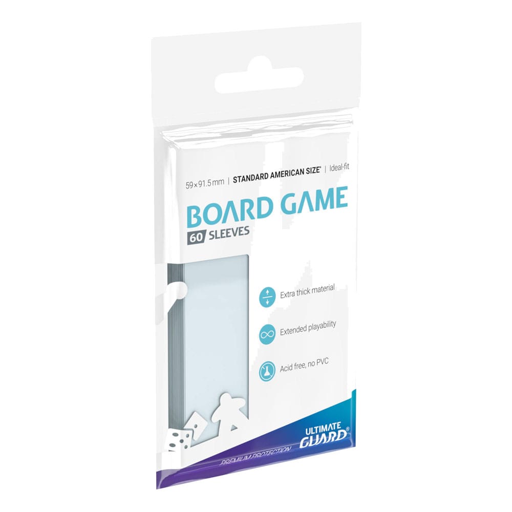 Ultimate Guard Premium Soft Sleeves für Brettspielkarten Standard American (60) - Versand: 5-7 Tage nach Bestellung