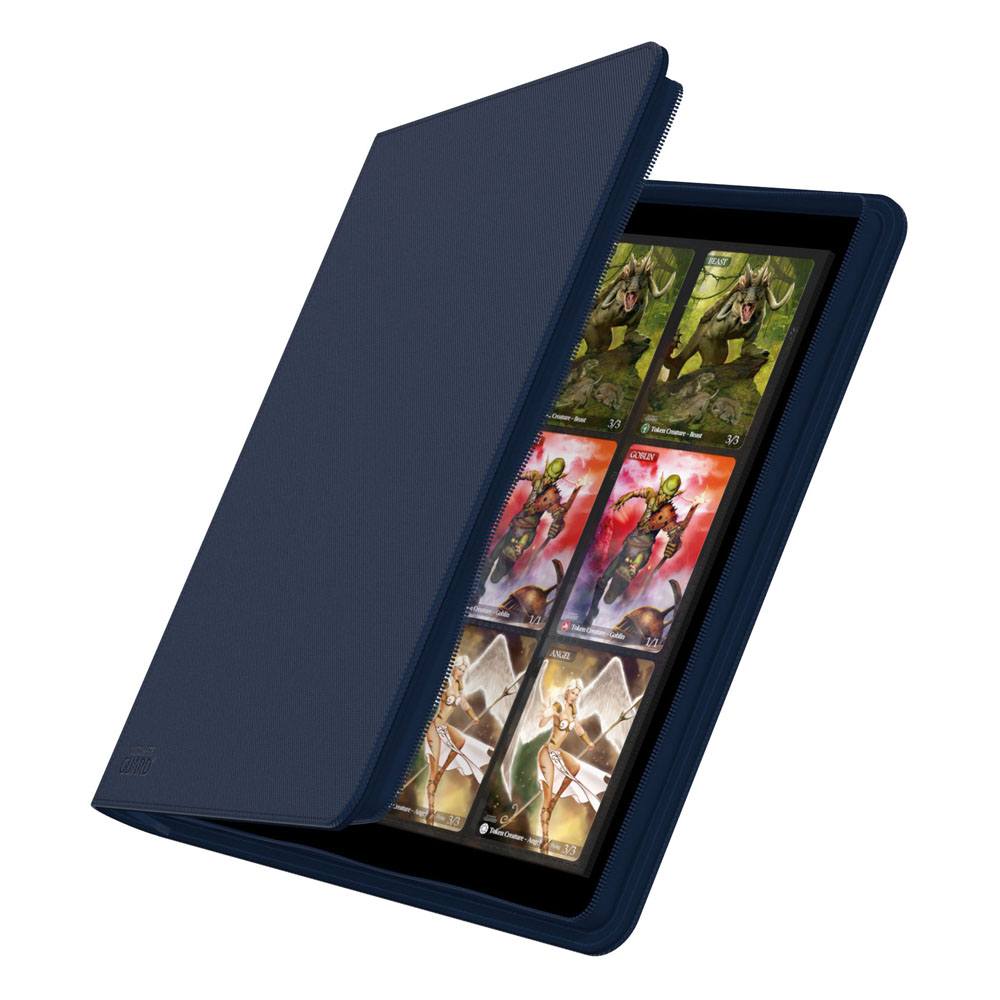 Ultimate Guard Zipfolio 480 - 24-Pocket XenoSkin (Quadrow) - Blau - Preorder - ETA: 11.12.2025