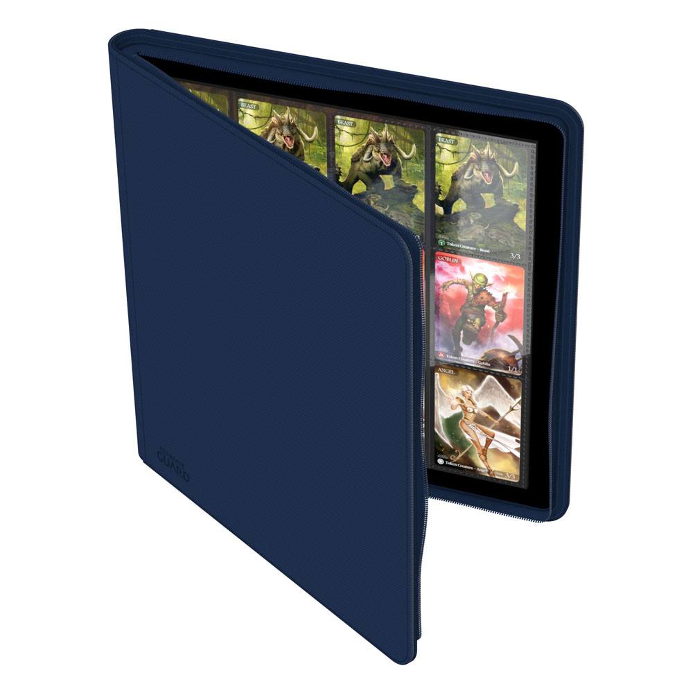 Ultimate Guard Zipfolio 480 - 24-Pocket XenoSkin (Quadrow) - Blau - Preorder - ETA: 11.12.2025