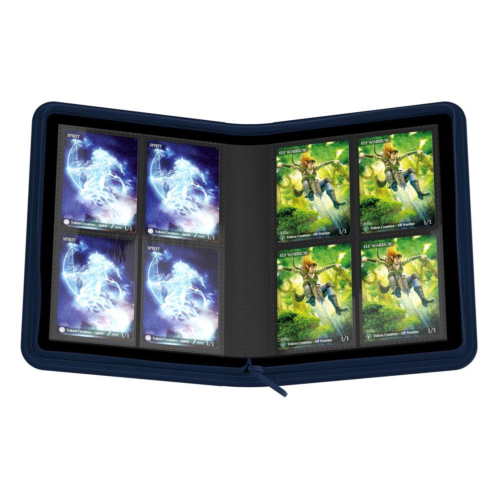 Ultimate Guard Zipfolio 160 - 8-Pocket XenoSkin Blau - Versand: 5-7 Tage nach Bestellung