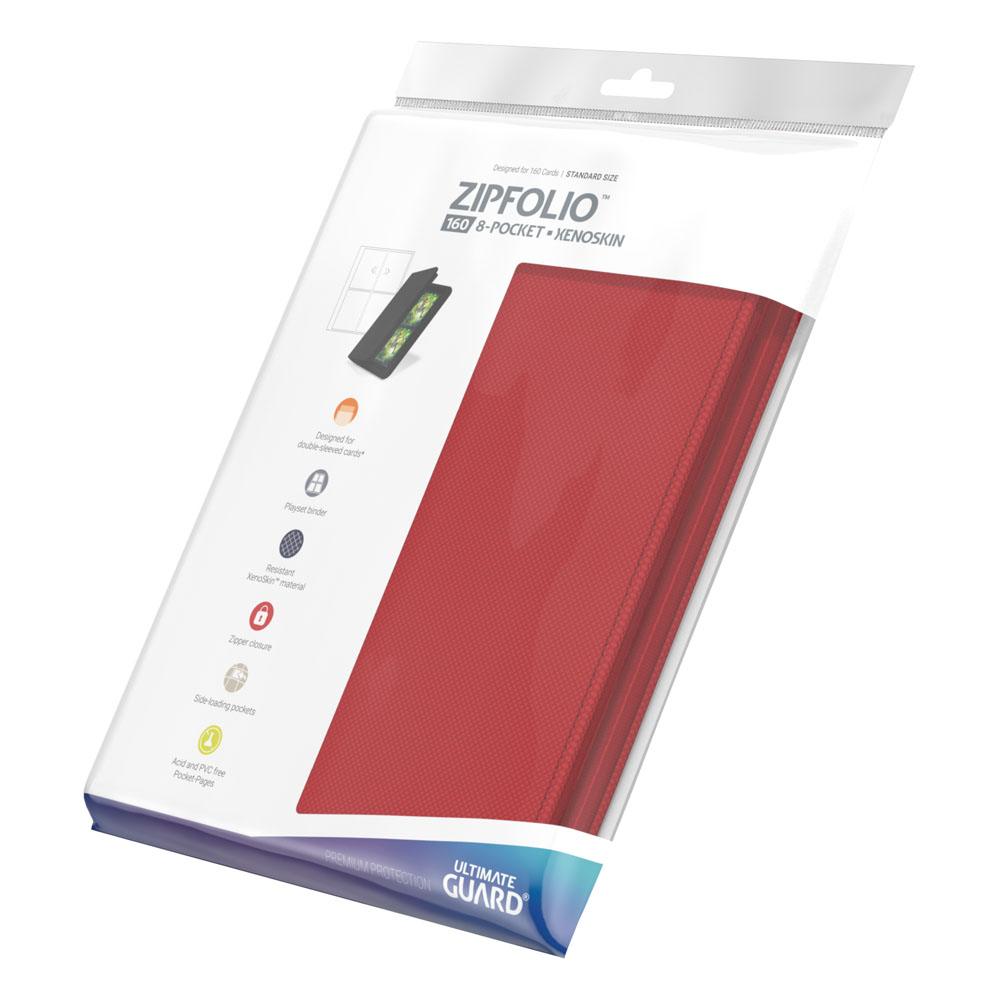 Ultimate Guard Zipfolio 160 - 8-Pocket XenoSkin Rot - Preorder - ETA: 19.03.2026