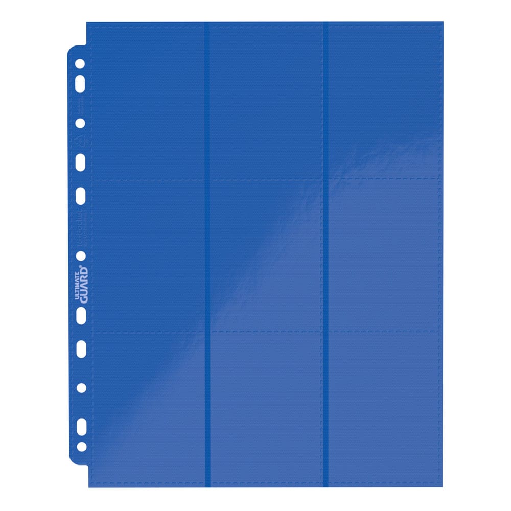 Ultimate Guard 18-Pocket Pages Side-Loading Blau (10) - Versand: 5-7 Tage nach Bestellung