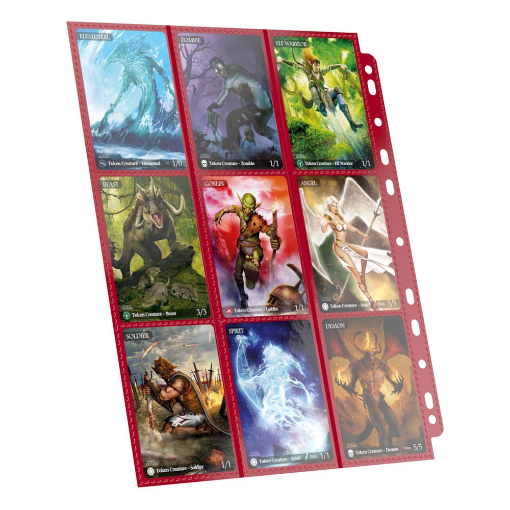 Ultimate Guard 18-Pocket Pages Side-Loading Rot (10) - Versand: 5-7 Tage nach Bestellung