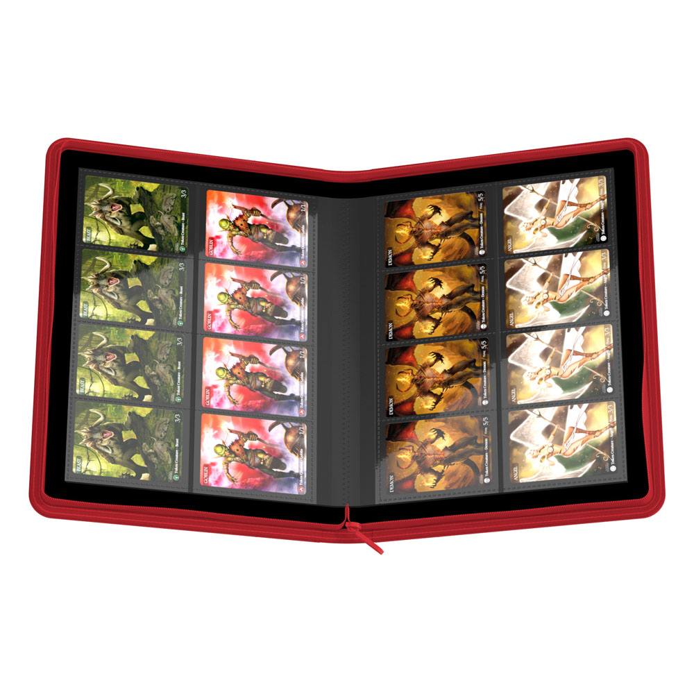 Ultimate Guard Zipfolio 320 - 16-Pocket XenoSkin Rot - Versand: 5-7 Tage nach Bestellung