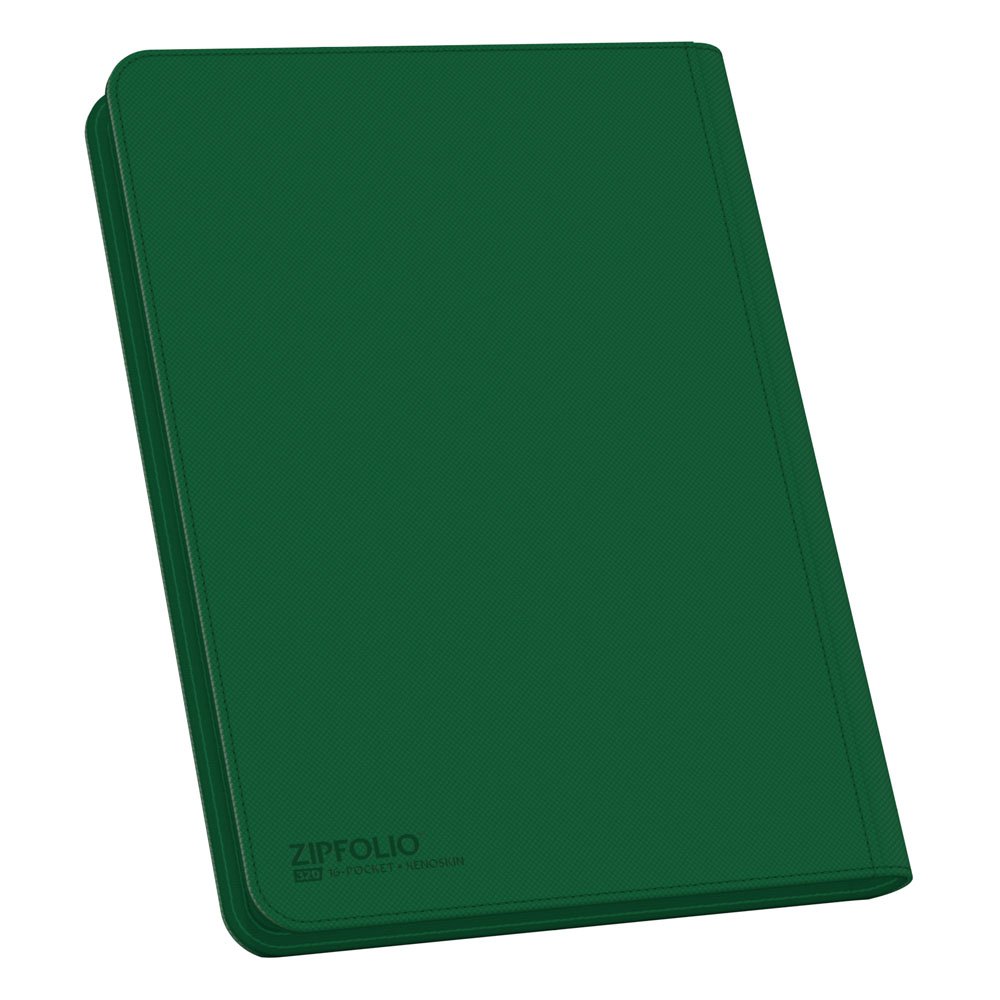 Ultimate Guard Zipfolio 320 - 16-Pocket XenoSkin Grün - Versand: 5-7 Tage nach Bestellung