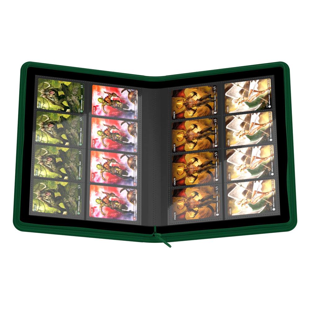 Ultimate Guard Zipfolio 320 - 16-Pocket XenoSkin Grün - Versand: 5-7 Tage nach Bestellung