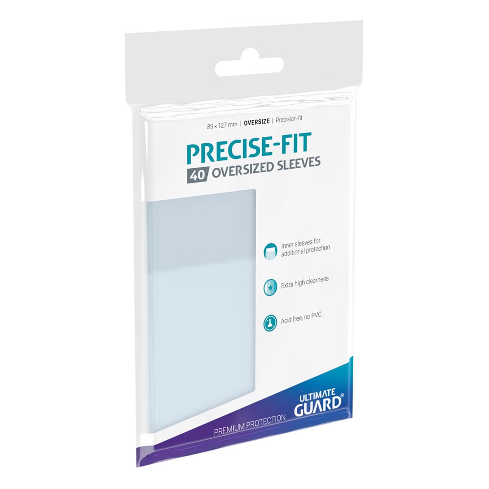 Ultimate Guard Precise-Fit Sleeves Oversized Transparent (40) - Versand: 5-7 Tage nach Bestellung