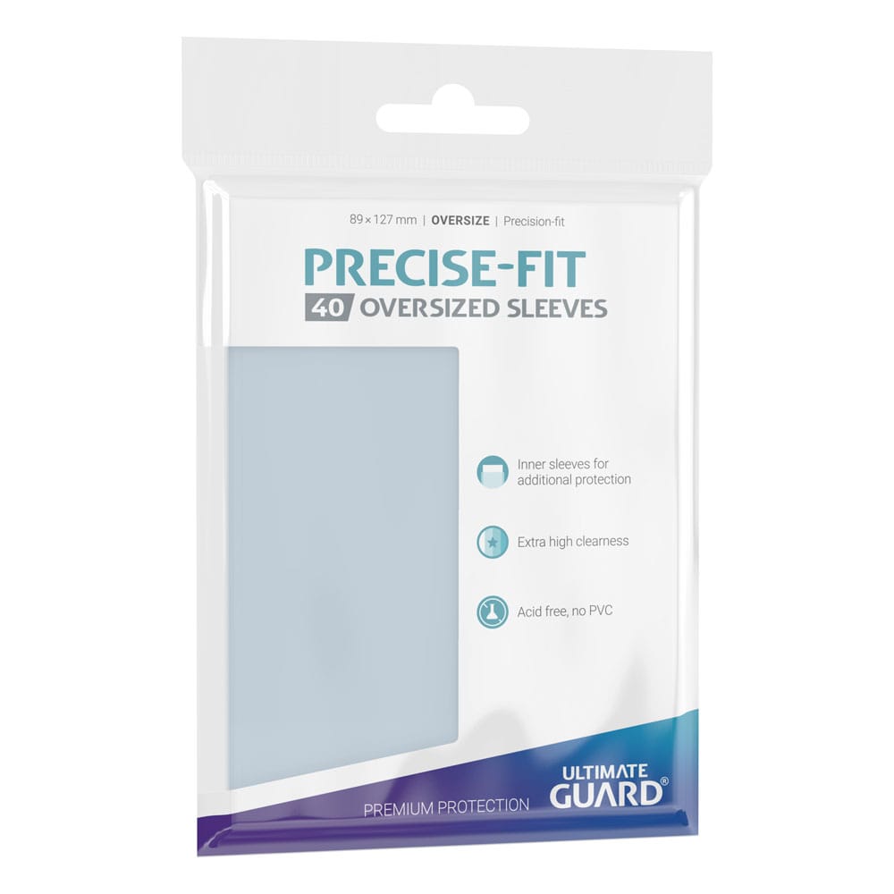 Ultimate Guard Precise-Fit Sleeves Oversized Transparent (40) - Versand: 5-7 Tage nach Bestellung