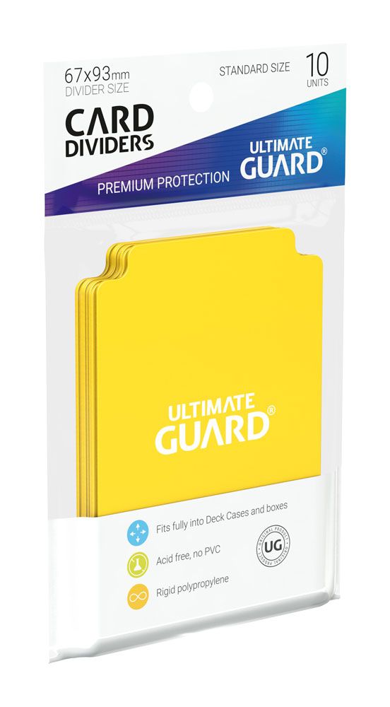 Ultimate Guard Kartentrenner Standardgröße Gelb (10) - Versand: 5-7 Tage nach Bestellung