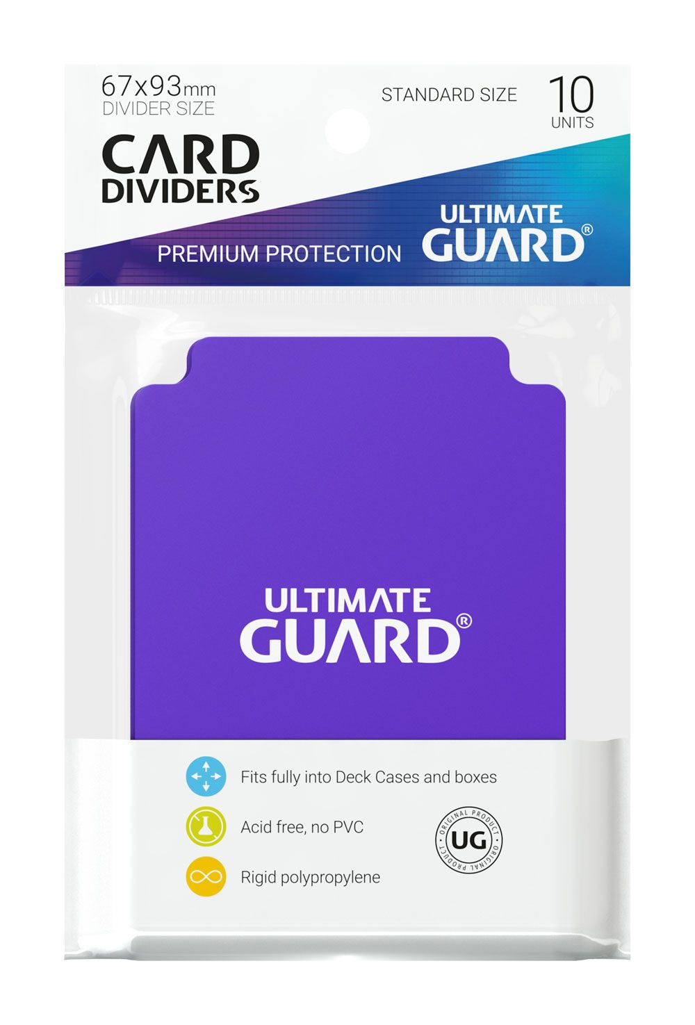 Ultimate Guard Kartentrenner Standardgröße Violett (10) - Versand: 5-7 Tage nach Bestellung
