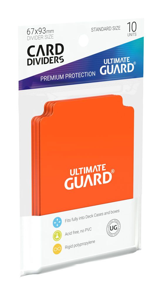 Ultimate Guard Kartentrenner Standardgröße Orange (10) - Versand: 5-7 Tage nach Bestellung