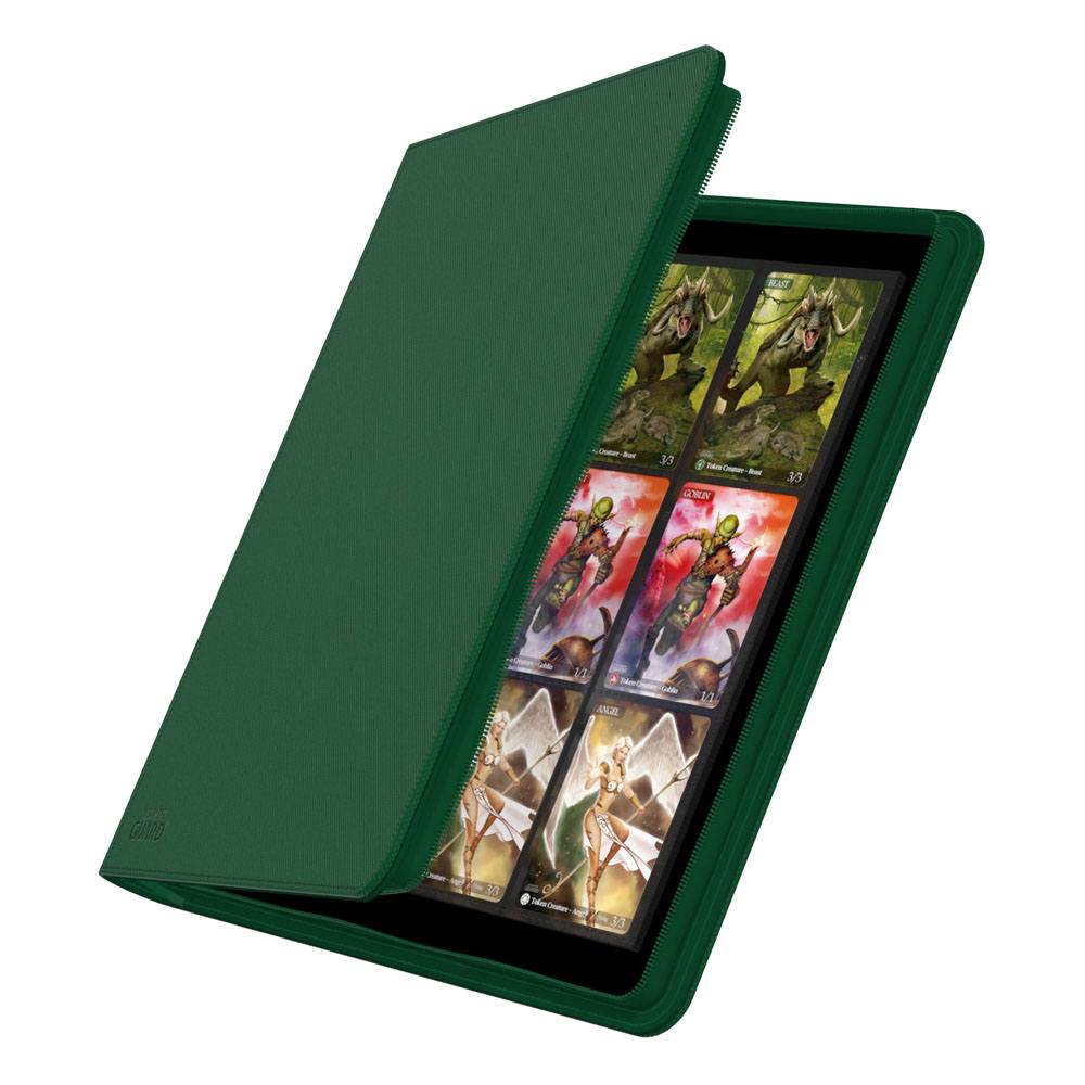 Ultimate Guard Zipfolio 480 - 24-Pocket XenoSkin (Quadrow) - Grün - Versand: 5-7 Tage nach Bestellung