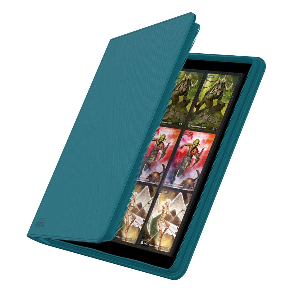 Ultimate Guard Zipfolio 480 - 24-Pocket XenoSkin (Quadrow) - Petrolblau - Versand: 5-7 Tage nach Bestellung