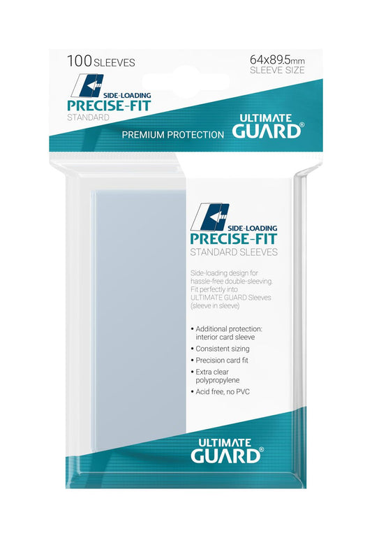 Ultimate Guard Precise-Fit Sleeves Side-Loading Standardgröße Transparent (100) - Preorder - ETA: 05.01.2026