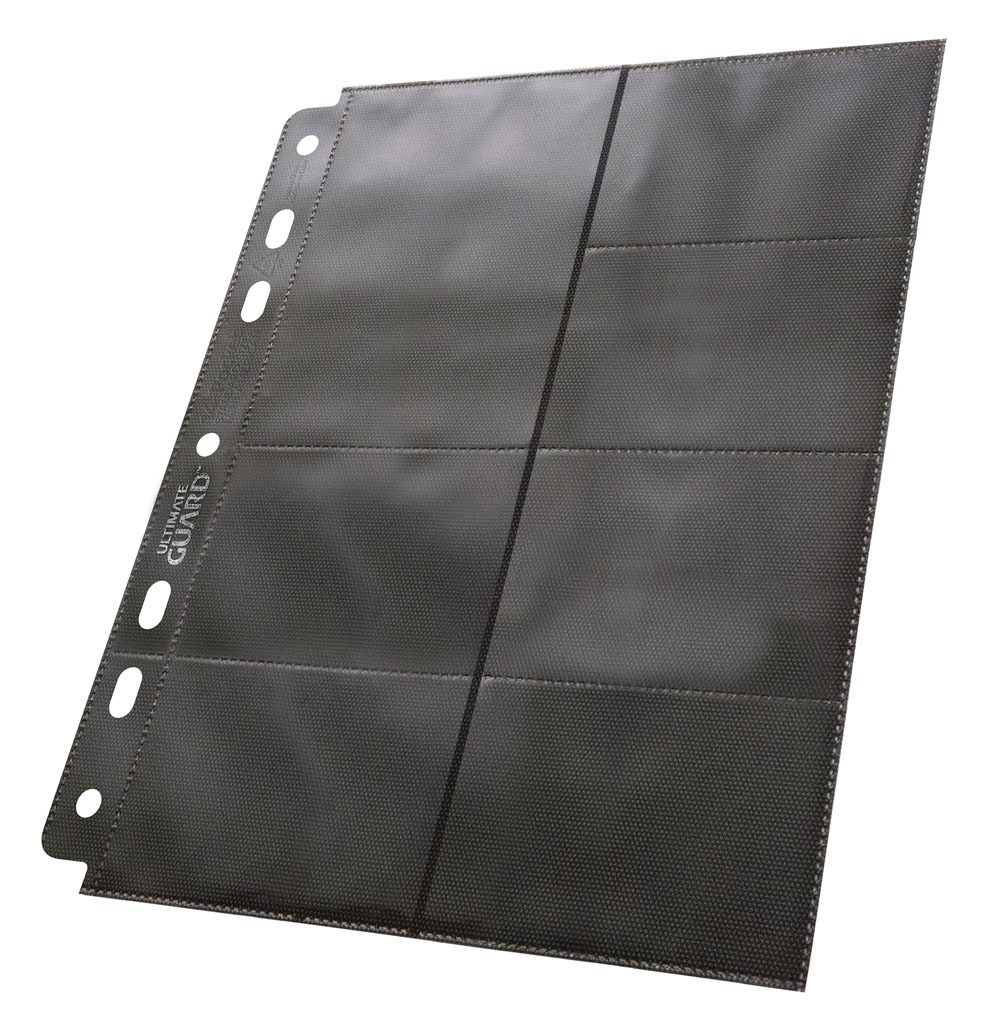 Ultimate Guard 14-Pocket Compact Pages Standardgröße & Mini American Schwarz (10) - Versand: 5-7 Tage nach Bestellung