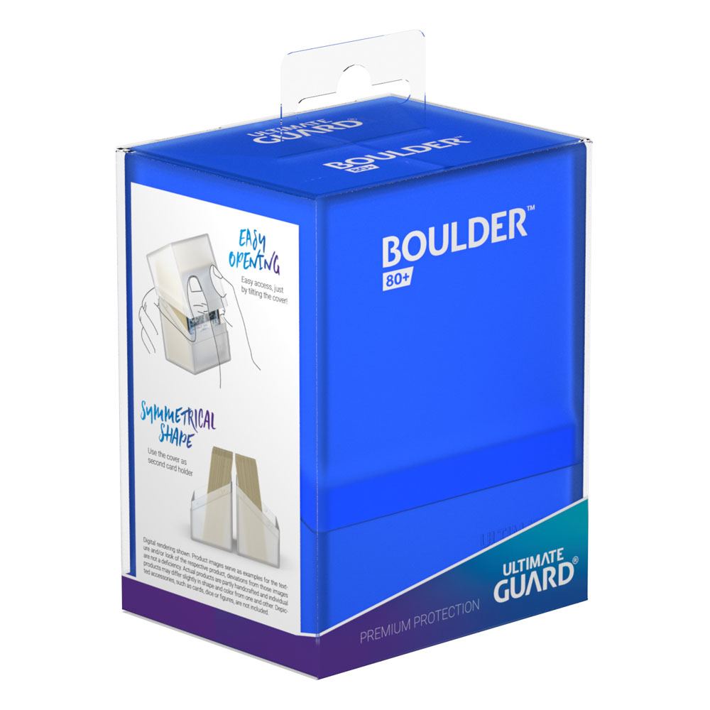 Ultimate Guard Boulder Deck Case 80+ Standardgröße Sapphire - Versand: 5-7 Tage nach Bestellung