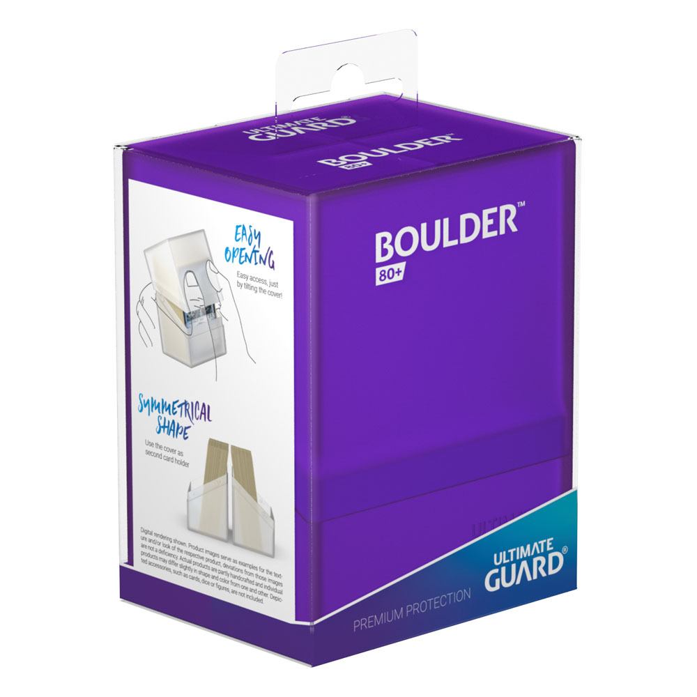 Ultimate Guard Boulder Deck Case 80+ Standardgröße Amethyst - Versand: 5-7 Tage nach Bestellung