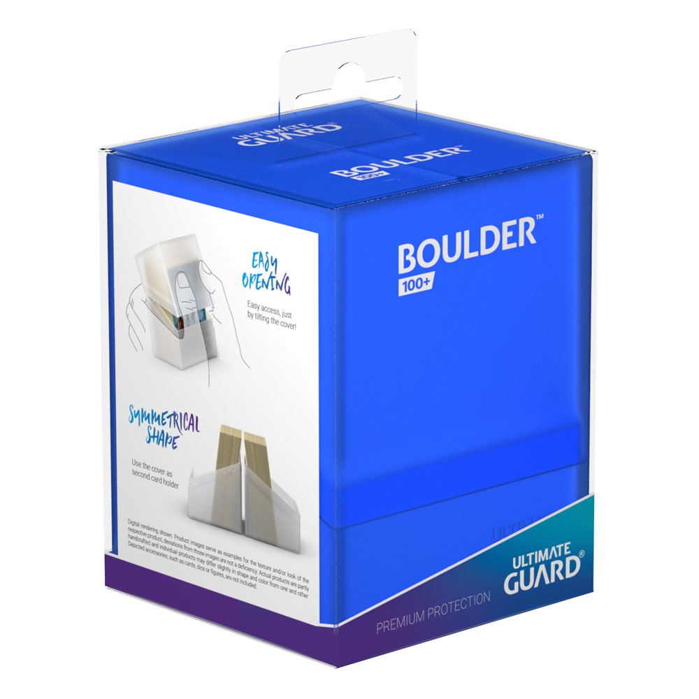 Ultimate Guard Boulder Deck Case 100+ Standardgröße Sapphire - Versand: 5-7 Tage nach Bestellung