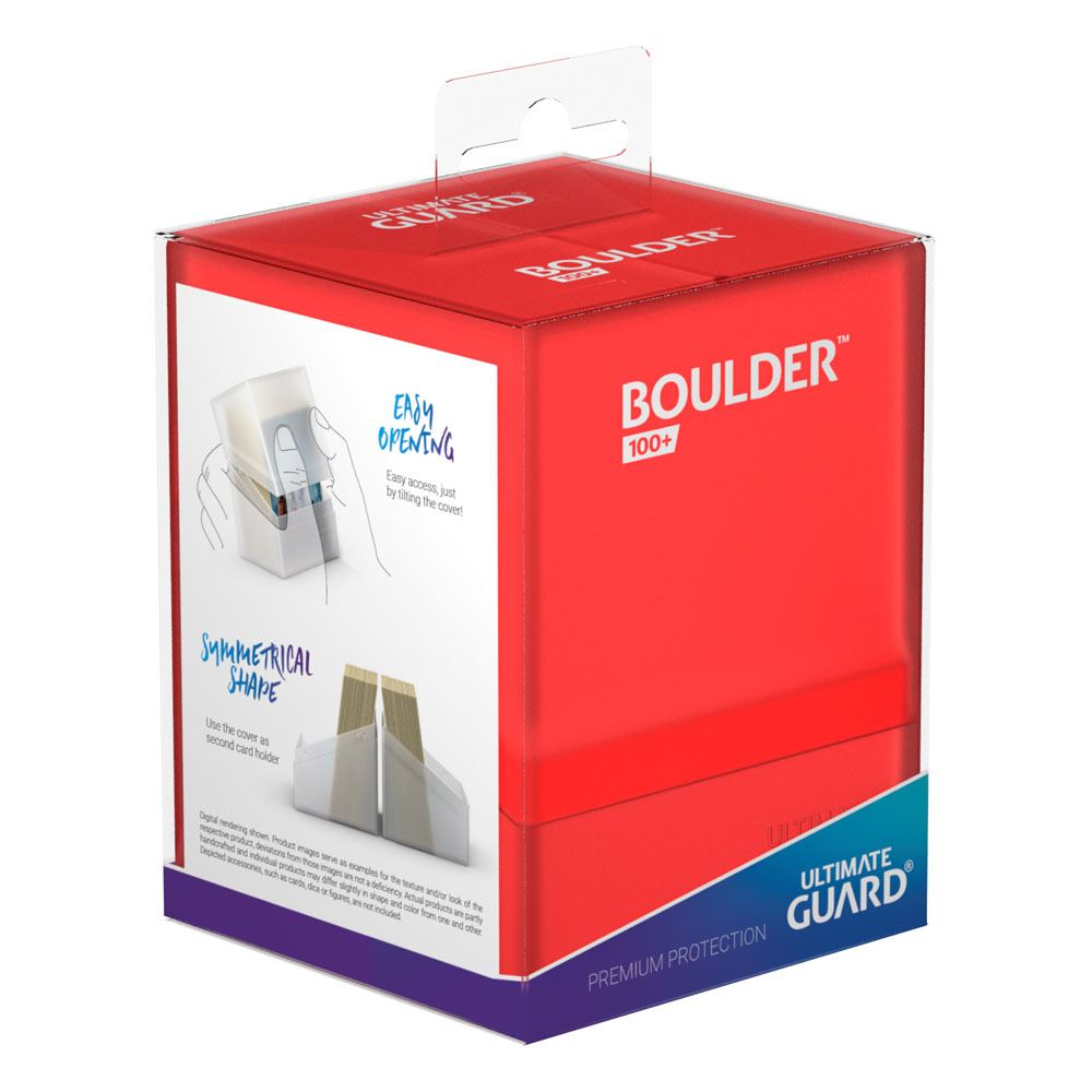 Ultimate Guard Boulder Deck Case 100+ Standardgröße Ruby - Versand: 5-7 Tage nach Bestellung