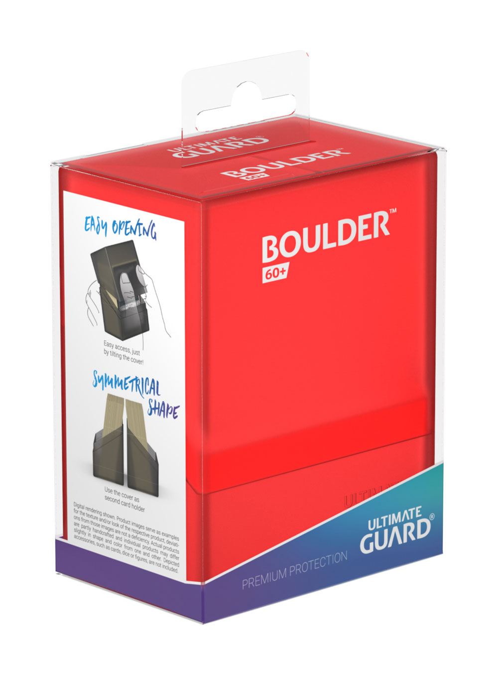 Ultimate Guard Boulder Deck Case 60+ Standardgröße Ruby - Versand: 5-7 Tage nach Bestellung