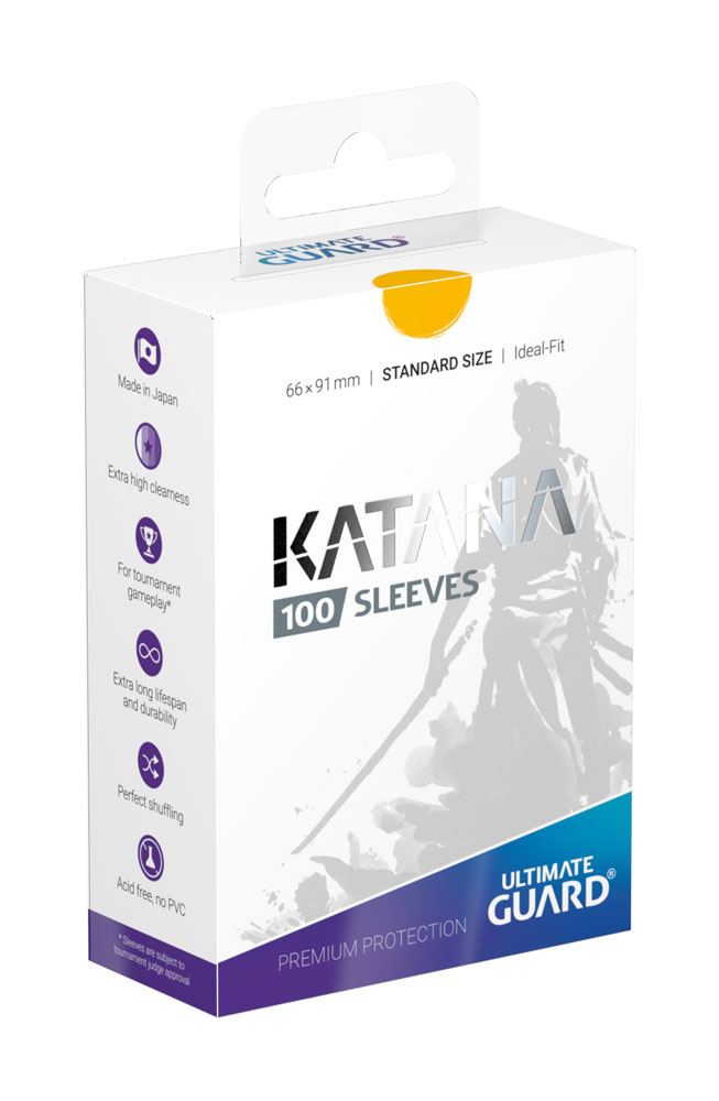 Ultimate Guard Katana Sleeves Standardgröße Gelb (100) - Versand: 5-7 Tage nach Bestellung