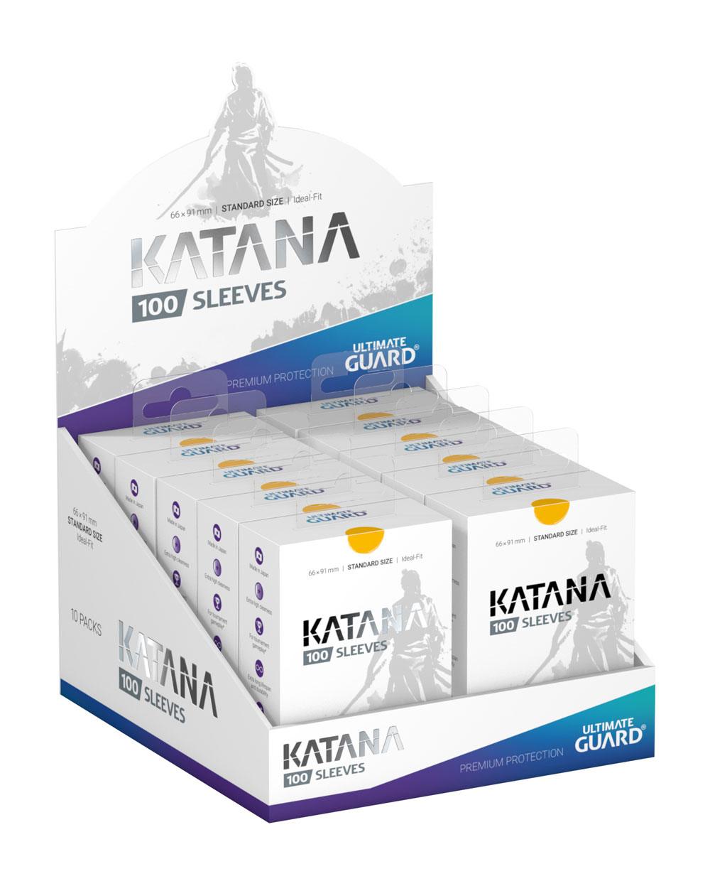 Ultimate Guard Katana Sleeves Standardgröße Gelb (100) - Versand: 5-7 Tage nach Bestellung