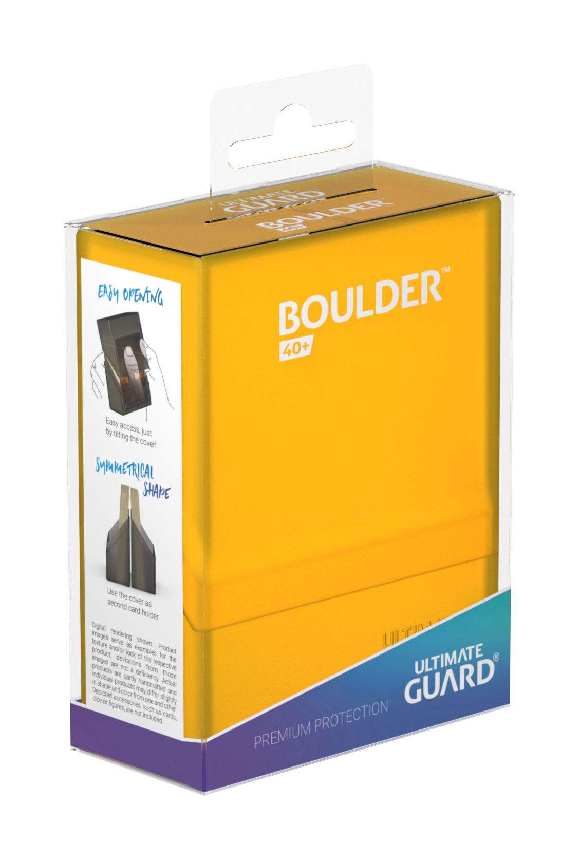 Ultimate Guard Boulder Deck Case 40+ Standardgröße Amber - Versand: 5-7 Tage nach Bestellung