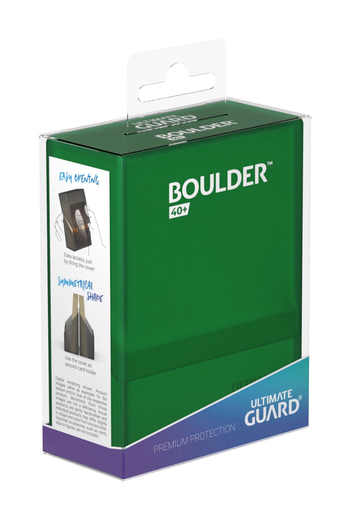 Ultimate Guard Boulder Deck Case 40+ Standardgröße Emerald - Versand: 5-7 Tage nach Bestellung