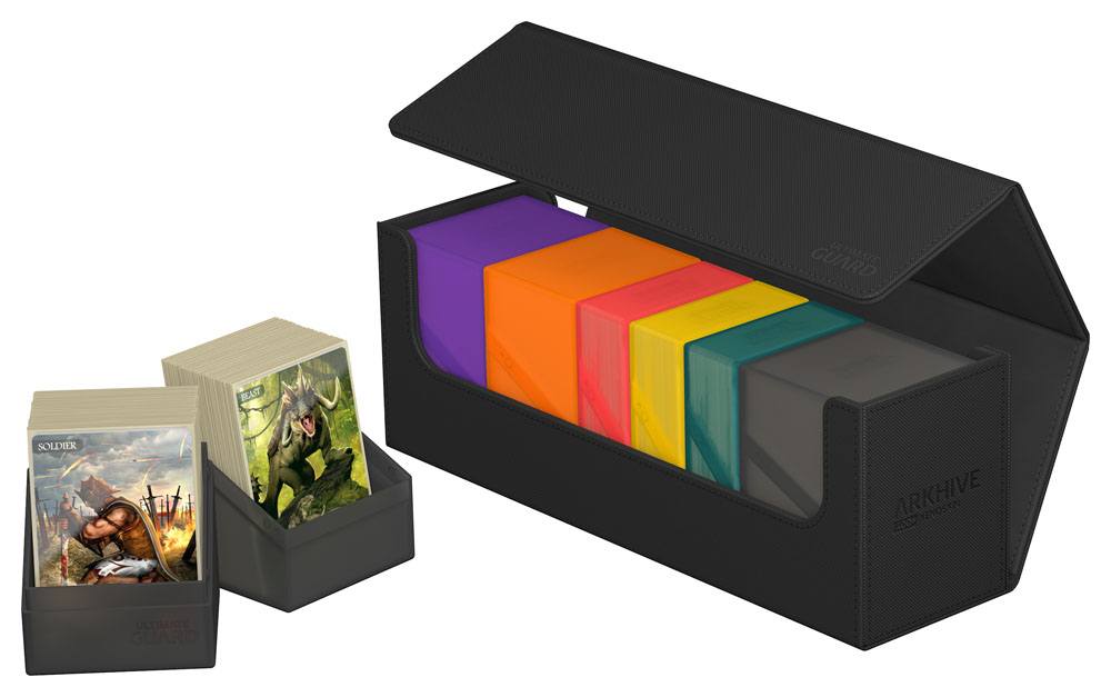 Ultimate Guard Arkhive 400+ XenoSkin Monocolor Schwarz - Versand: 5-7 Tage nach Bestellung