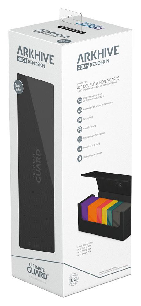 Ultimate Guard Arkhive 400+ XenoSkin Monocolor Schwarz - Versand: 5-7 Tage nach Bestellung