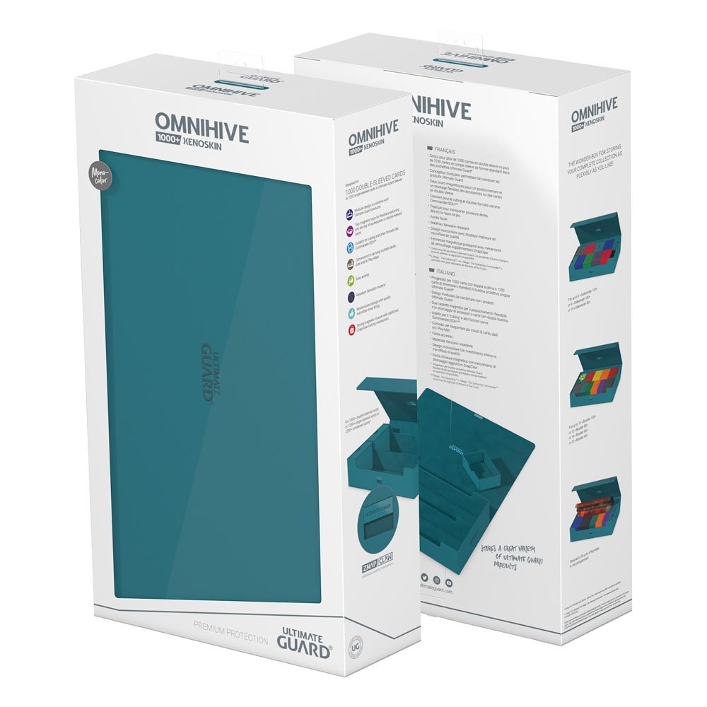Ultimate Guard Omnihive 1000+ XenoSkin Petrolblau - Versand: 5-7 Tage nach Bestellung