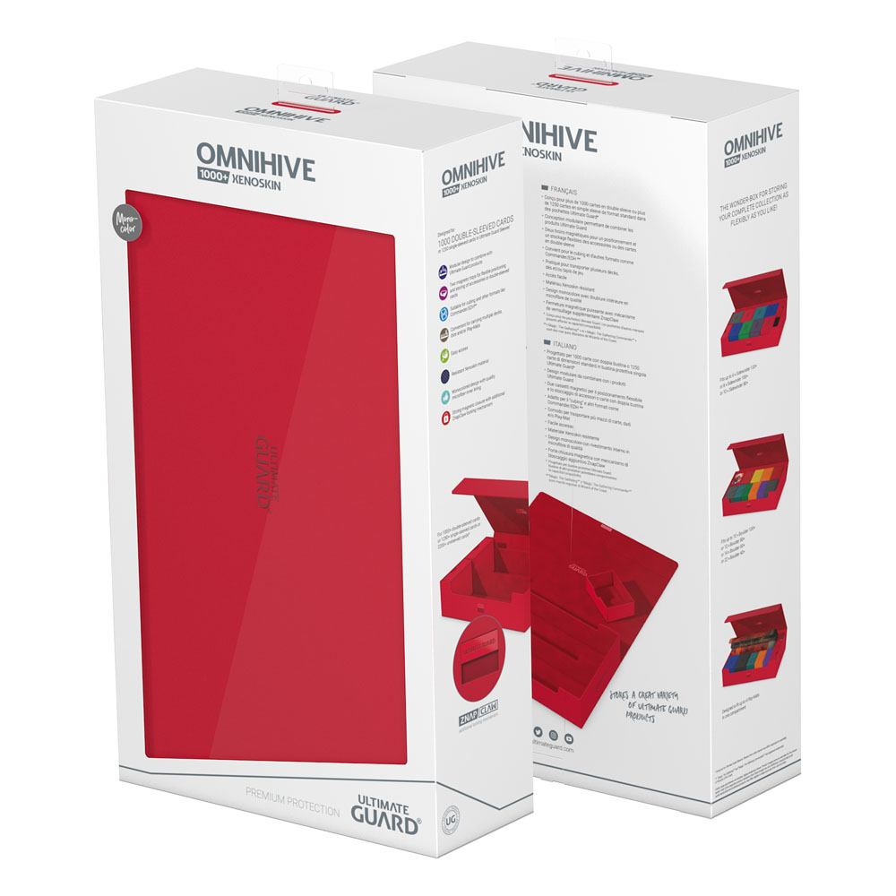 Ultimate Guard Omnihive 1000+ XenoSkin Rot - Versand: 5-7 Tage nach Bestellung