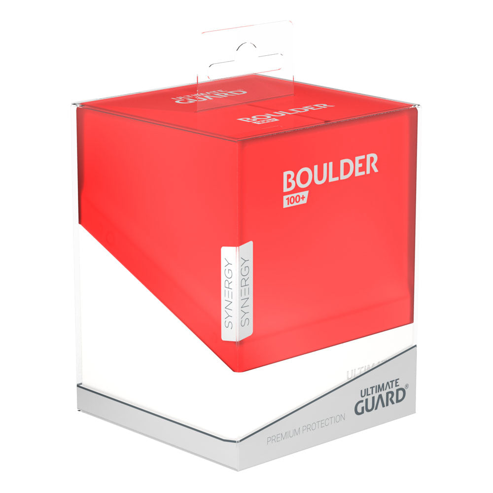Ultimate Guard Boulder Deck Case 100+ SYNERGY Rot/Weiß - Versand: 5-7 Tage nach Bestellung