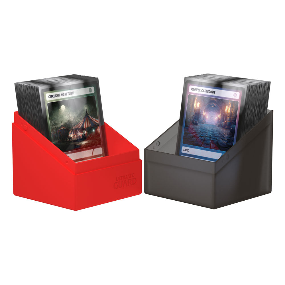 Ultimate Guard Boulder Deck Case 100+ SYNERGY Schwarz/Rot - Versand: 5-7 Tage nach Bestellung